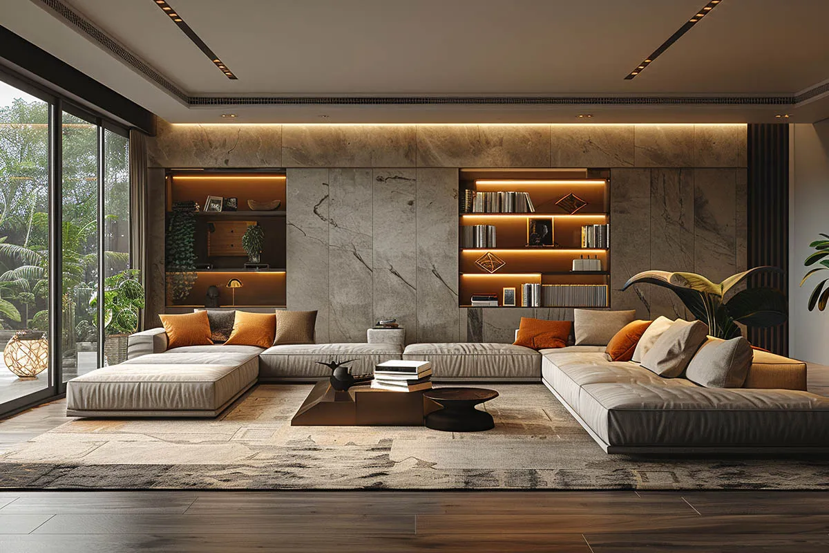 Sofa design of living room 